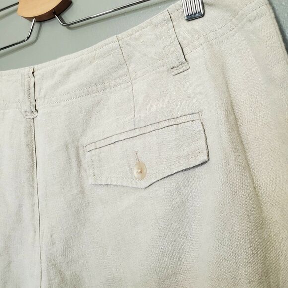 Eddie Bauer Linen Pants Womens Size 14 Vashon Fit Casual Summer Lightweight - Picture 7 of 11